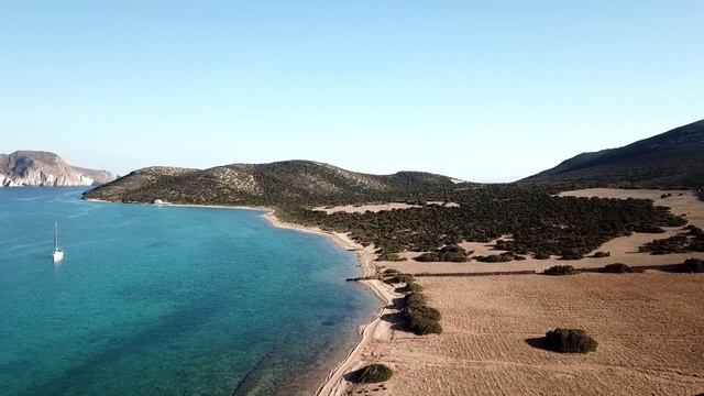Antiparos | Despotiko & Agios Georgios by drone смотреть онлайн