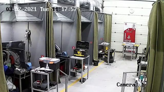 Орловский автодорожный техникум - С2- компетенция 13 "Кузовной ремонт" Камера 1 смотреть онлайн