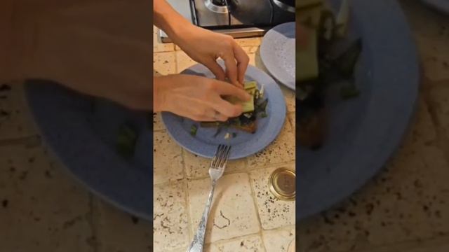 Фитнес бутер со свежим Ежовиком гребенчатым #ежовик #грибы #фитнеседа
