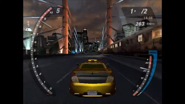 Need For Speed Underground 2 | Hiunday Tiburon VS Mitsubishi Eclipse смотреть онлайн