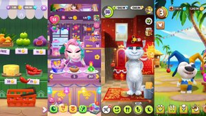 My Talking Tom 2 Vs My Talking Angela Vs My Talking Tom Vs My talking Angela 2 Vs My talking Hank |