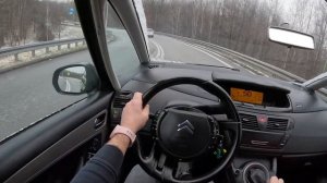 2010 Citroen C4 Picasso [1.6 HDi 109HP] |0-100| POV Test Drive #1568 Joe Black