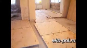 фанера.Укладка фанеры на деревянный пол