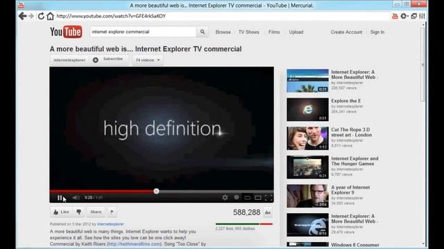A more average web is... - Mercurial commercial смотреть онлайн