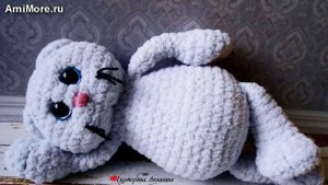 Амигуруми: схема Котик Басик. Игрушки вязаные крючком - Free crochet patterns.