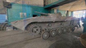 Реставрация трофейной БМП для Аллеи Славы