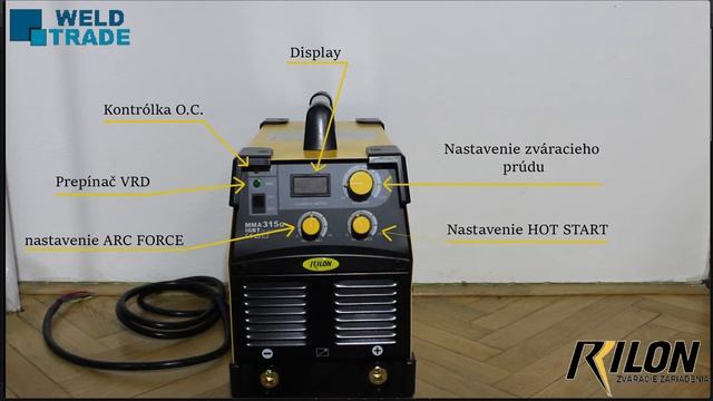 MMA315G Rilon zvárací invertor смотреть онлайн