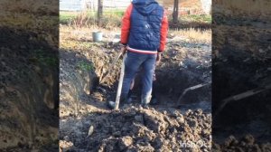 Копаем  пруд для рыбы!!!