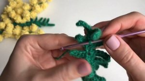 Подарок для МАМЫ своими руками / Мимоза крючком. Мастер-класс 2