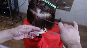 Стрижка затылка. О стрижке, Об оттяжке, О проборах, О нюансах, О том , как правильно держать ножницы