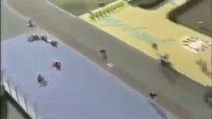 Жесткое падение во время велогонок