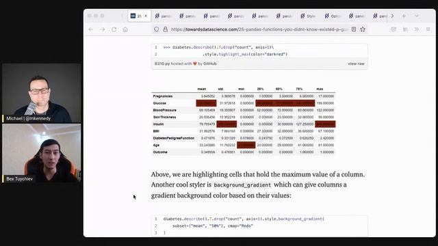 25 Pandas Functions You Didn’t Know Existed - Talk Python Live Stream