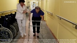 НАША РАБОТА Успех Реабилитации Перелом шейки бедра 93 года Rehabilitation after hip replacement