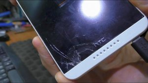 Разбит тачскрин / Замена модуля дисплея. Смартфон HTC Desire D816h