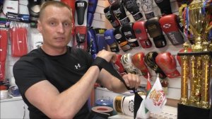 Как правильно наматывать бинты для бокса  Экипировка для единоборств как бинтовать