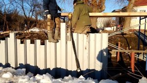 Укрепление берега шпунтом Ларсена. Сваекрут "Геркулес" / Bank Stabilization. Larssen Sheet Piling