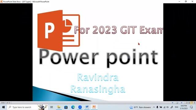 GIT Powerpoint Lesson смотреть онлайн