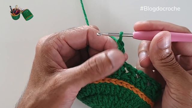 Porta treco em crochê passo a passo | Porta-agulha de crochê смотреть онлайн