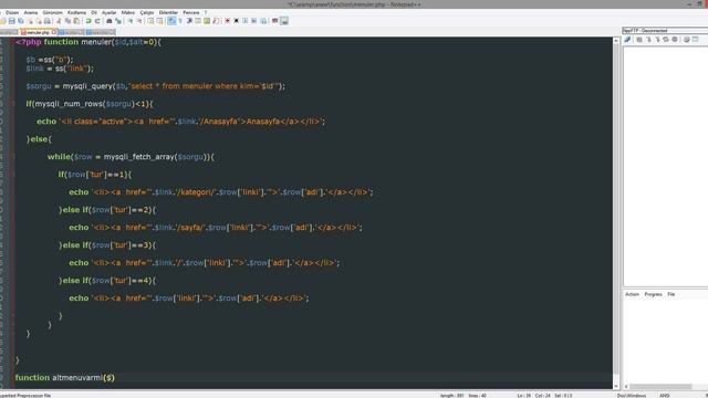 Php İle Blog Scripti Yapımı Ders 25
