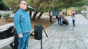 Слепой певец Степан. Кавер Зеленые глаза