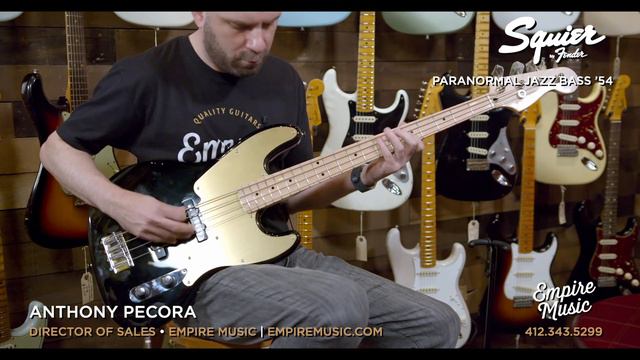 Squier Paranormal Jazz Bass ’54 (2021) - EMPIRE MUSIC смотреть онлайн