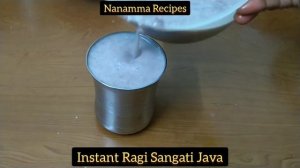 Instant 2 Minutes Ragi Malt Java | For complete recipe click https://youtu.be/jcRQtWtdmO4