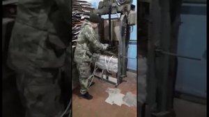 Прессовка плёнки ,краткий обзор пункта приема вторсырья.