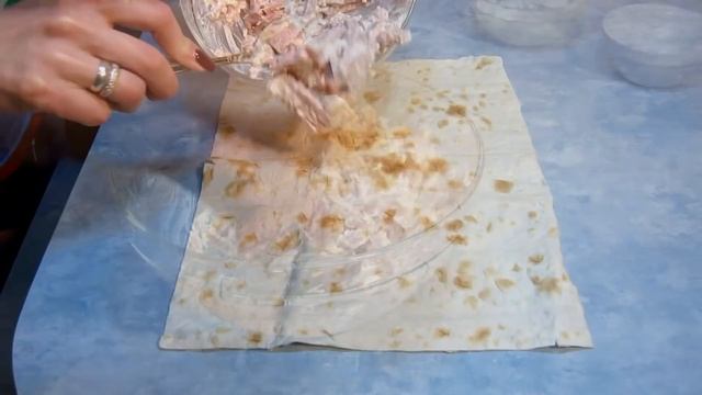 ЛАВАШ С СЫРОМ И ВЕТЧИНОЙ смотреть онлайн