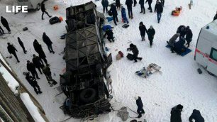 Пассажирский автобус рухнул с моста в Забайкалье