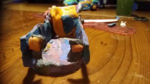 Жигули копейка пикап из пластилина