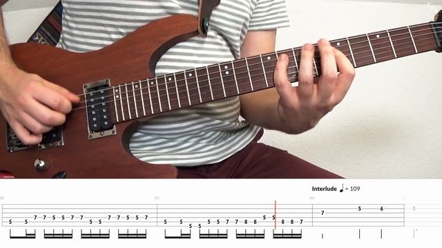 Iron Maiden - Fear of the Dark | Guitar Tabs Tutorial смотреть онлайн
