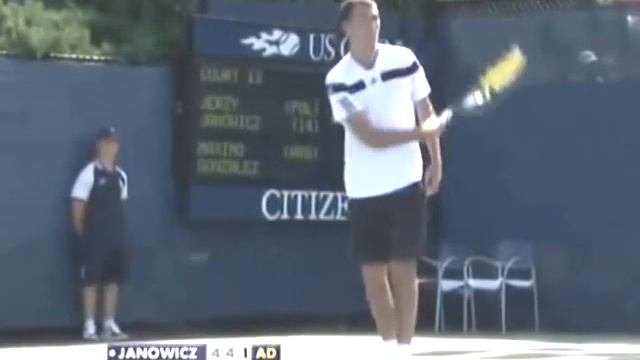 Tennis-i.com Подача снизу в исполнении профессионалов