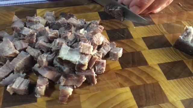 ВСЕМИ ЛЮБИМЫЙ САЛАТ "ОЛИВЬЕ" С МЯСОМ. САМЫЙ ВКУСНЫЙ САЛАТ!Olivier salad with meat!!!