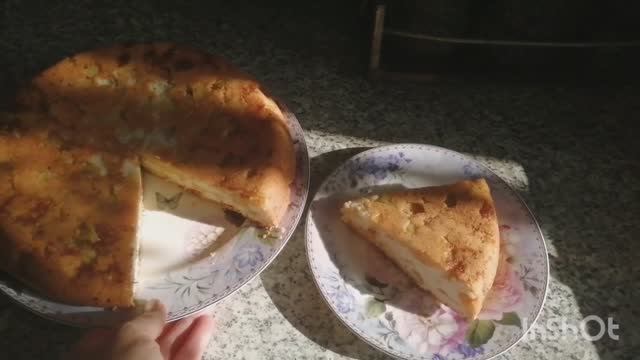 Шарлотка с яблоками, вкусно и просто, рецепт с подсчётом КБЖУ. смотреть онлайн