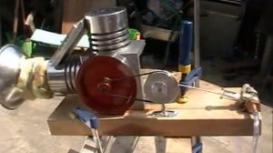 ДВИГАТЕЛЬ СТИРЛИНГА АЛЬФА ТИПА СОЛНЕЧНЫЙ КОНЦЕНТРАТОР SOLAR ALPHA STIRLING ENGINE ( ИГОРЬ БЕЛЕЦКИЙ
