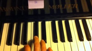 River Flows - Twilight - piano tutorial 1 - danish