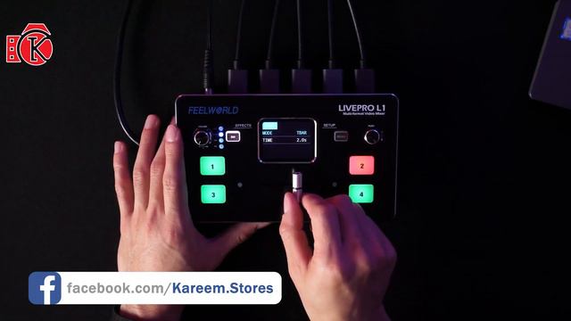 التعامل مع أكثر من كاميرا في وقت واحد FEELWORLD LIVEPRO L1 Video Mixer Switcher смотреть онлайн