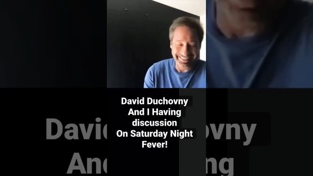 David Duchovny Has a Question for Travolta ?