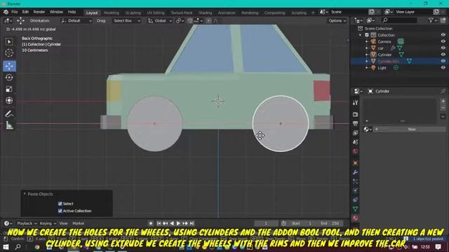 How to Make and Animate a Low Poly Car in Blender! (modelling, animation and rendering) смотреть онлайн