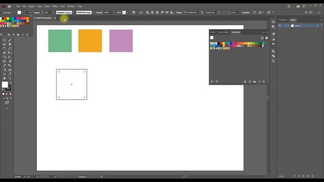 #10 Палитра Swatches Как сохранять цвета в библиотеку Adobe Illustartor 2023 смотреть онлайн