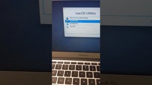 Macbook air A1465 Factory Reset
