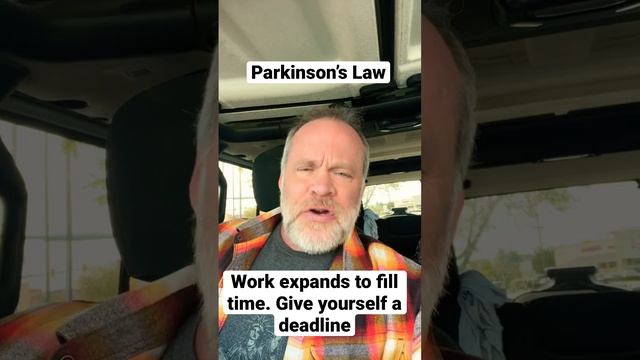 Shorten learning time according to Parkinson’s Law