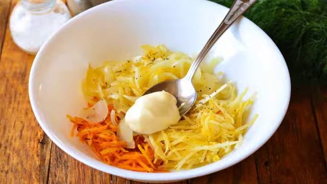 Салат с жареной редькой смотреть онлайн