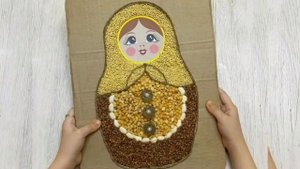 Поделки из крупы своими руками