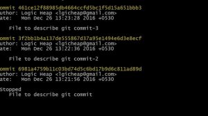 Understanding GIT in Hindi - 10 , GIT log