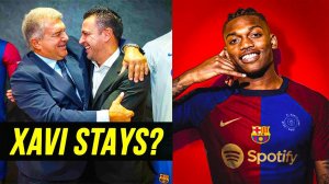 BIG NEWS FOR FC BARCELONA! XAVI will STAY and RAFEAL LEAO can become a Barca' player! Football News