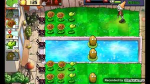 как пройти 1-5 уровень локации Бассейн в растения против зомби