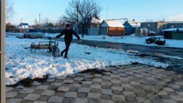 Грузовой велосипед.тест-драйв.