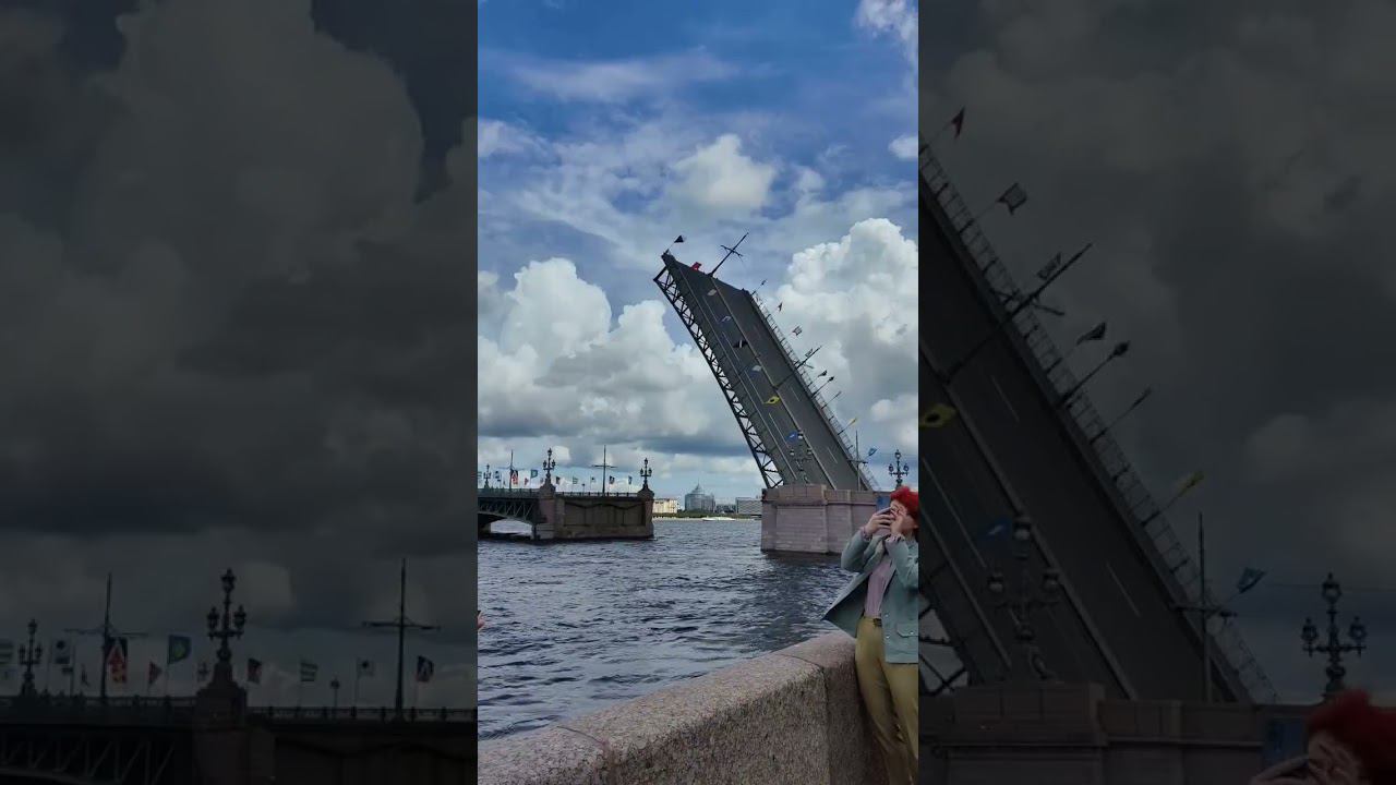 Городу нв Неве Санкт-Петербург Петроград Ленинград разводные мосты