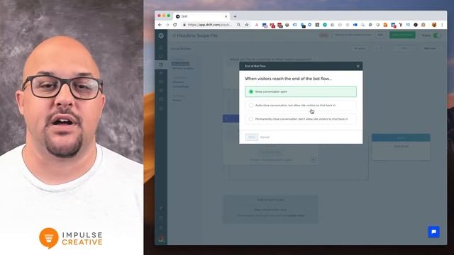 How to Permanently Close a chat bot Playbook - Drift Chat Tutorial смотреть онлайн